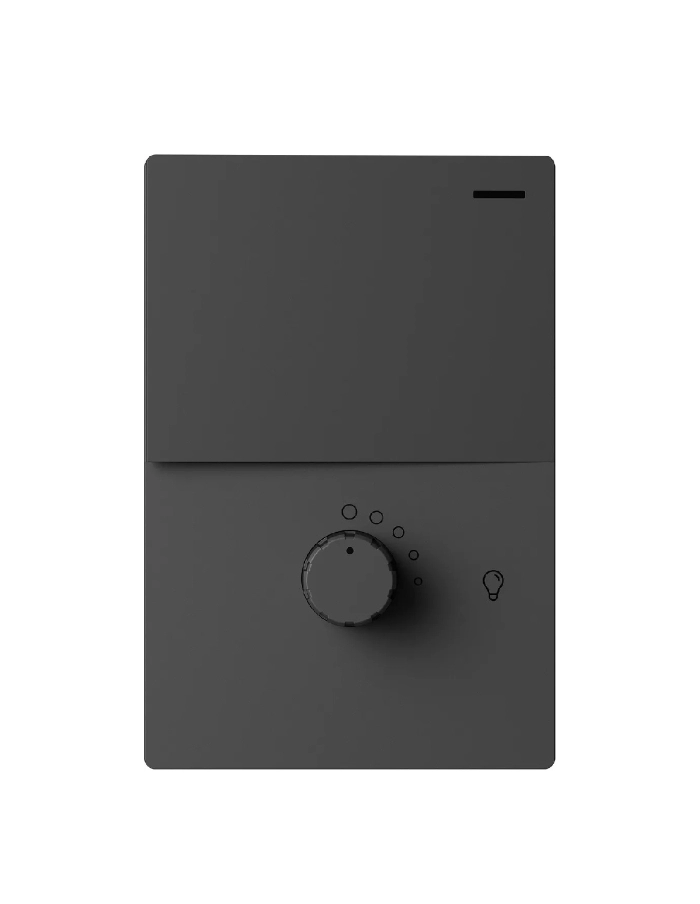 Módulo Llave combinación y dimmer LED Macroled Milan gris